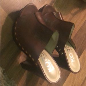 Platform chunky heels